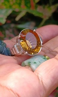 AVAILABLE ON HAND: Natural CITRINE customized ring