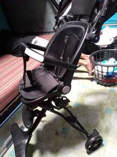 Baby Stroller Foldable Two Way Push Reclinable