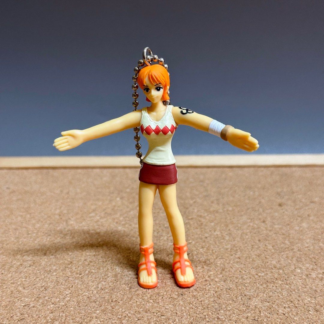 Bandai One Piece Nami Bendable Mini Figure Charm/Keychain 8.5cm - Php 250 (Category: Designer & Blind Box Toys) located in Davao. Submitted by pandorastoybox (Listing ID 1304095873, Image 1). Description: Bandai One Piece Nami Bendable Mini Figure Charm/Keychain 8.5cm - Php 250.