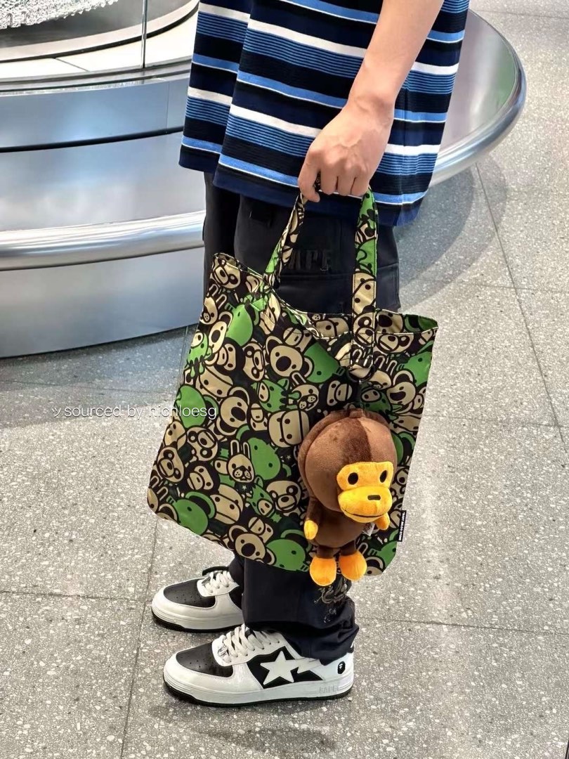 バッグ BABY MILO PLUSH DOLL RECYCLE TOTE BAG BABY MILO PLUSH DOLL RECYCLE TOTE BAG（エコバッグ/サブバッグ