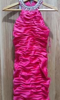 Barbie/Hot Pink Cachet Cocktail Dress