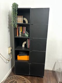 Black Cabinet Bookshelf Marine Plywood (Negotiable)