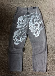 Black Carpenter pants customize