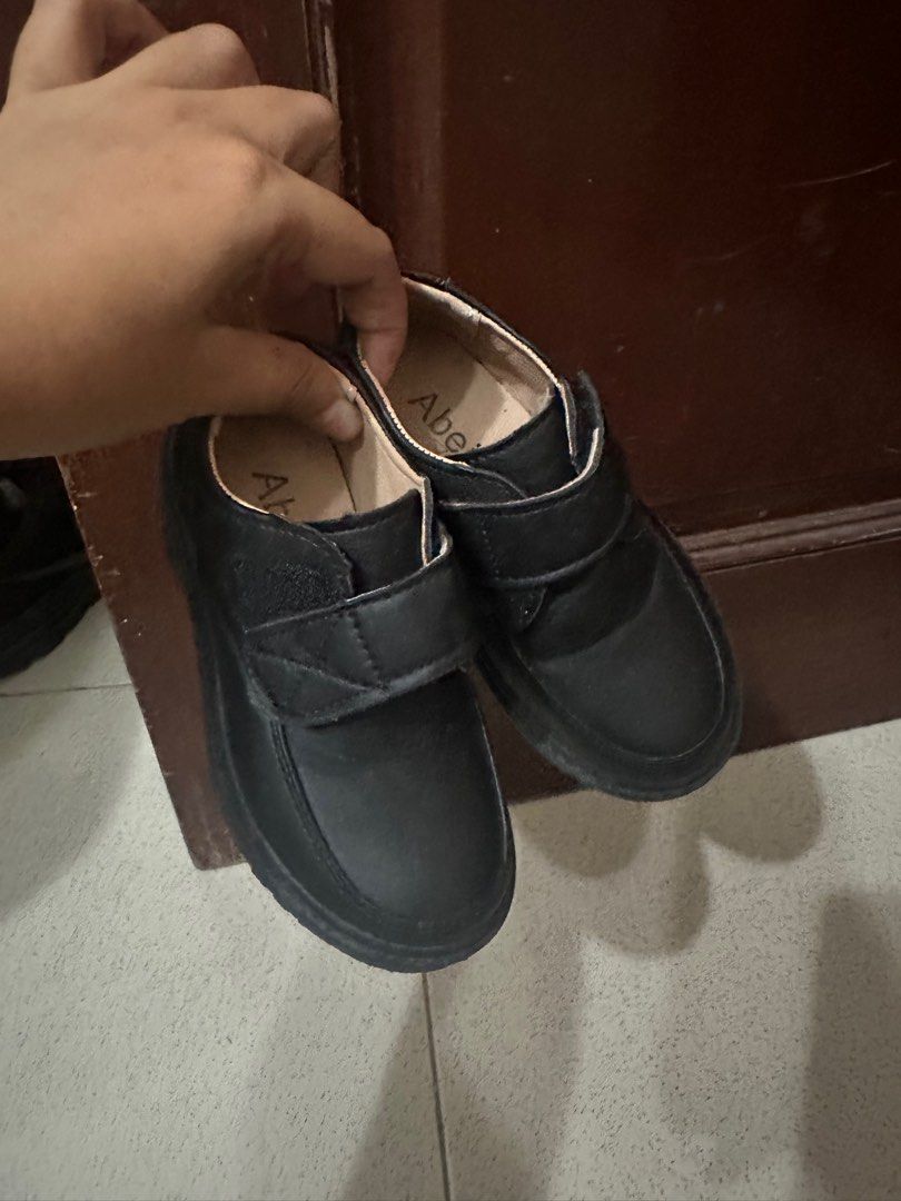 Black school shoes for kids Size 27 Babies Kids Babies Kids Fashion on Carousell