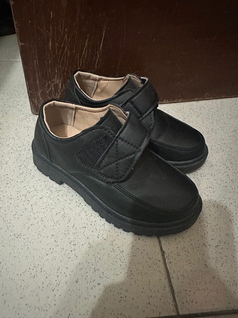 Black school shoes for kids Size 27 Babies Kids Babies Kids Fashion on Carousell