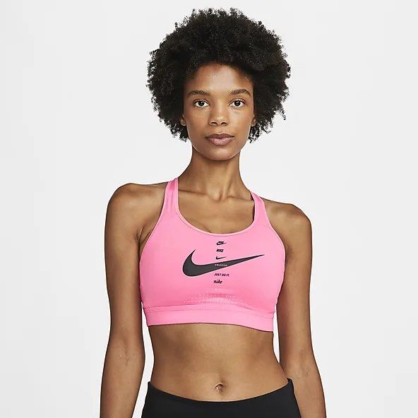 Nike high impact strappy sports bra 2025