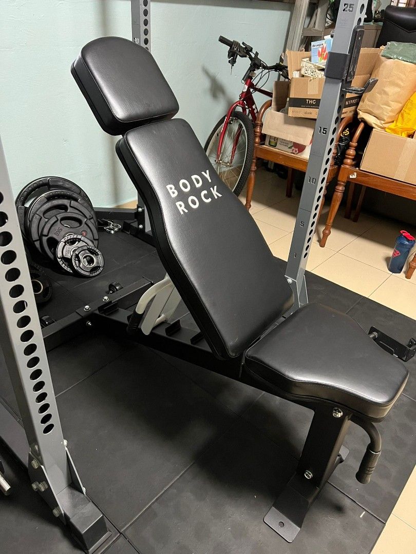 BODYROCK Adjustable Bench 36kg BN READY STOCK