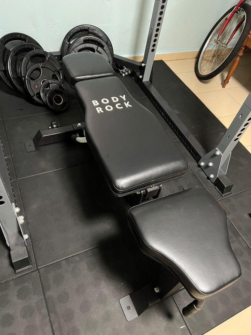 BODYROCK Adjustable Bench 36kg BN READY STOCK