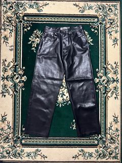 Bonskip Baggy Leather Pants