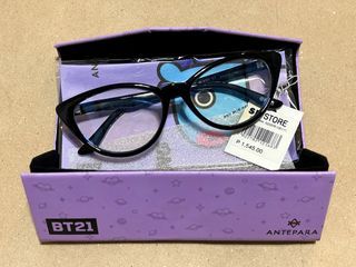 BT21 Anti-Radiation Eyeglass (with free official love yourself posters)