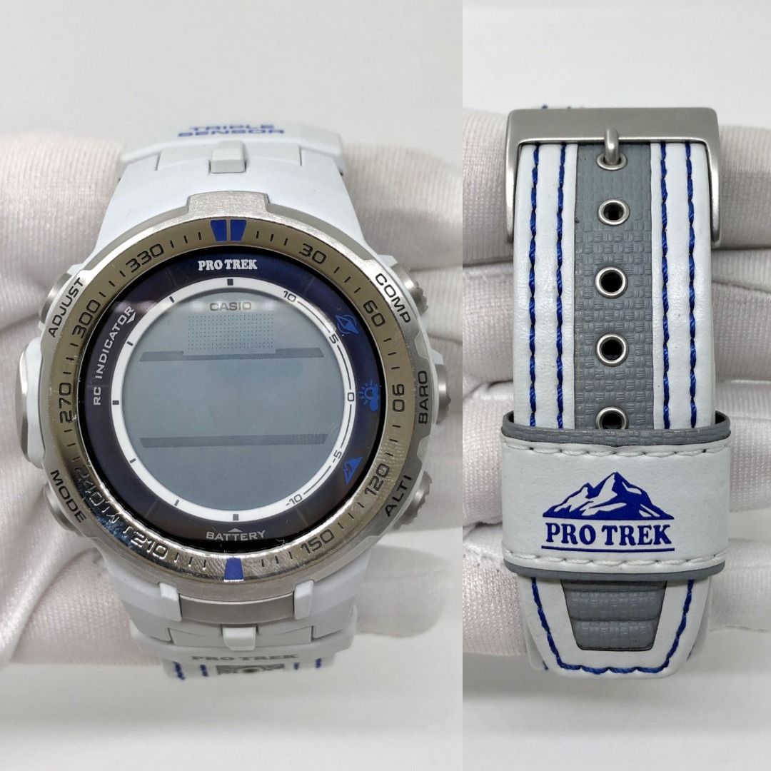 Casio Protrek 3414 Prw 3000 Casio Pro Trek PRW-3000-1-3414 Triple
