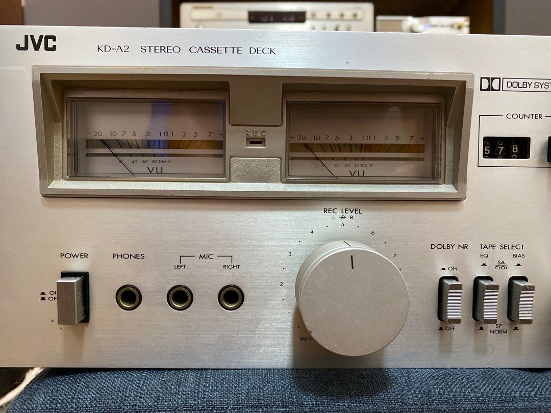 Platine Cassette JVC KD-D2 - K7 Deck Vintage Japon - Testé Fonctionnel