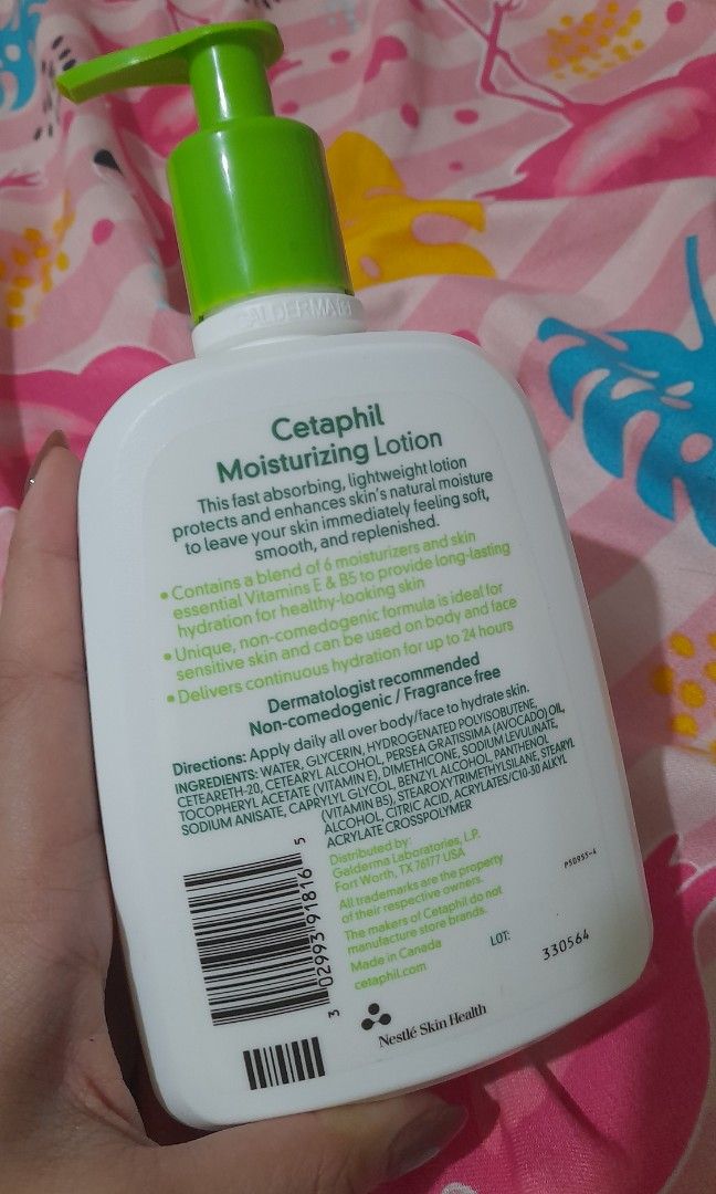 Cetaphil Moisturizing Lotion (Category: Face Care) located in Angono. Submitted by xxxallaboutbagsxxx (Listing ID 1304154636, Image 2). Description: Fresh from US 475 ML Negotiable!.