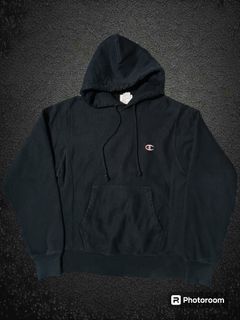 Champion Small C Logo Pullover Hoodie (Reverse Weave)