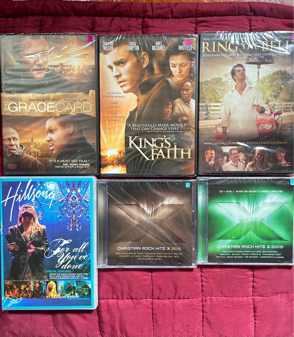 Christian CDs/DVDs (Category: CDs & DVDs) located in Quezon City. Submitted by mus1conerecordz (Listing ID 1304097353, Image 1). Description: All brand new except for these: Hillsong DVD (NM) Street Fighter (NM) The Last Legion (NM) *First to pay basis *cases not graded *Payment thru Gcash *Shipping thru LBC, J&T, delivery via Lalamove PM lang po. Thank you! 🙂.