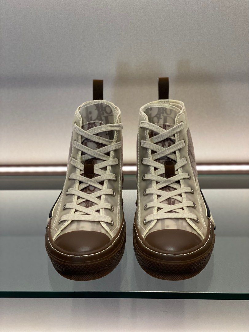 Christian Dior B23 Oblique Hi Top Sneakers