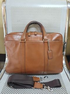 Coach Genuine Leather briefcase/laptop bag for men