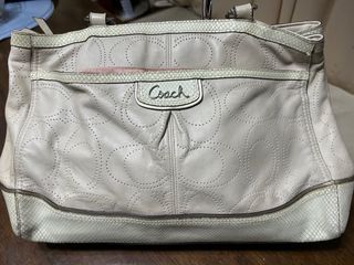 Coach leather tote bag