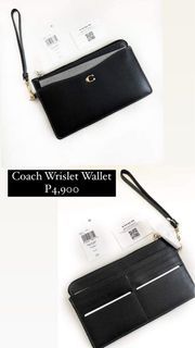 Coach Wrislet Wallet Black