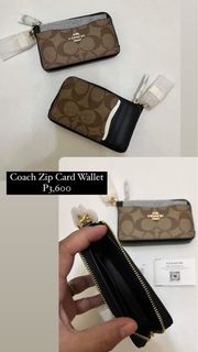 Coach Zip Card Wallet