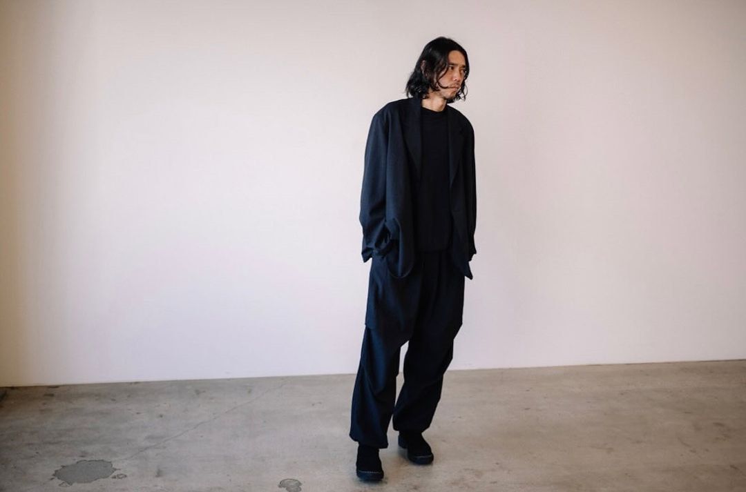 comoli wool jacket サイズ6 COMOLI ウール ジャケット, Charcoal – Navyblue