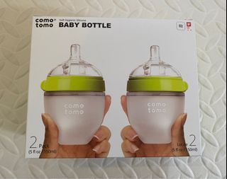 Comotomo Set of 2 (150ML) Silicone Baby Feeding Bottle