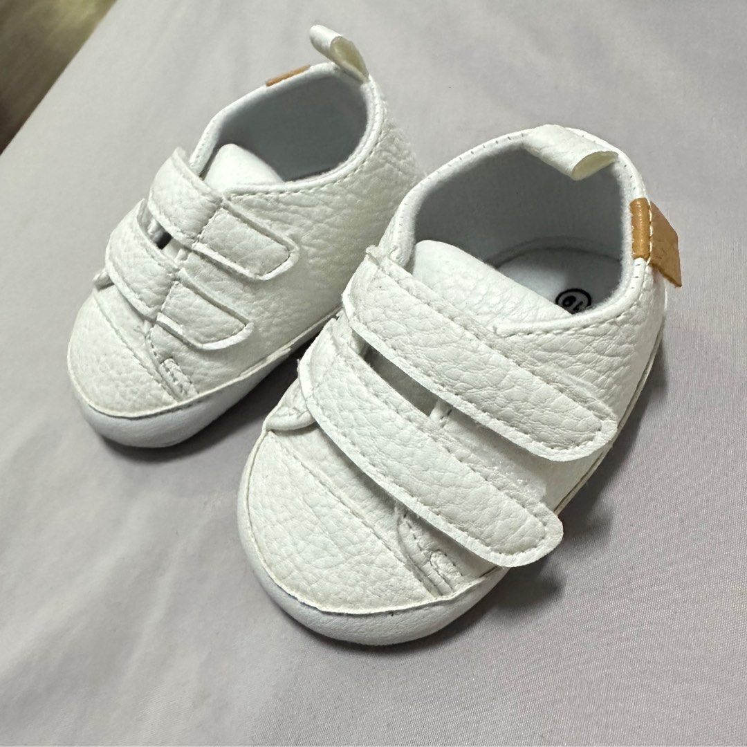 Crib Couture baby white soft leather crib shoes for baptism or christening Babies Kids Babies Kids Fashion on Carousell