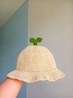 sprout bucket hat crochet [made to order]
