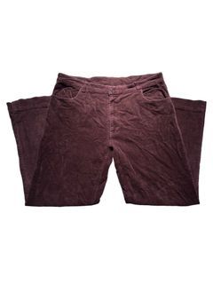 Y2K Essential Dark Chocolate Brown Corduroy Pants
