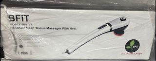 Deep tissue massager with heat