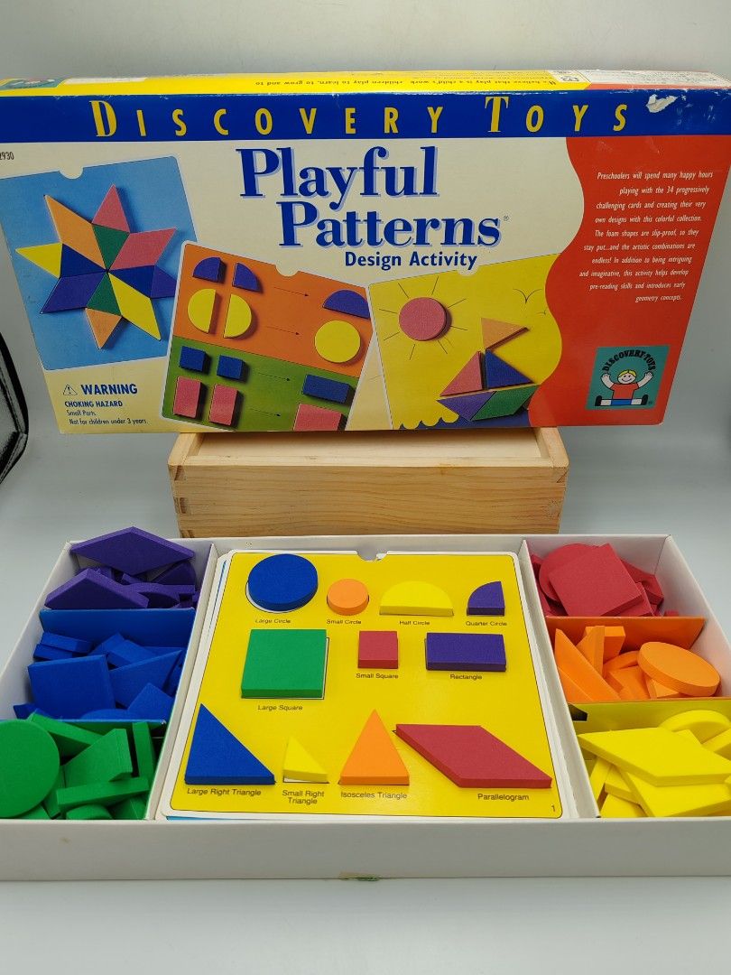 Discovery Toys Playful Patterns Design Activity (C08), Hobbies & Toys ...