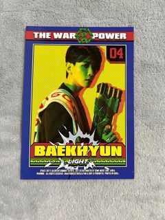 EXO BAEKHYUN POWER POSTCARD