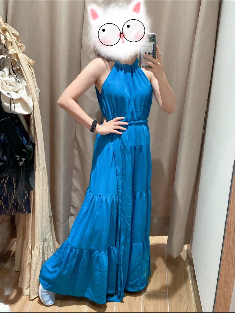 Forever 21 blue maxi dress cheap