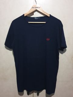 Fred Perry Navy Blue Minimalist Shirt