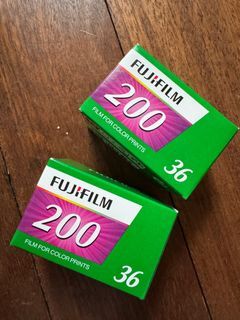 FUJIFILM 200 Speed Film Roll for Film Cam