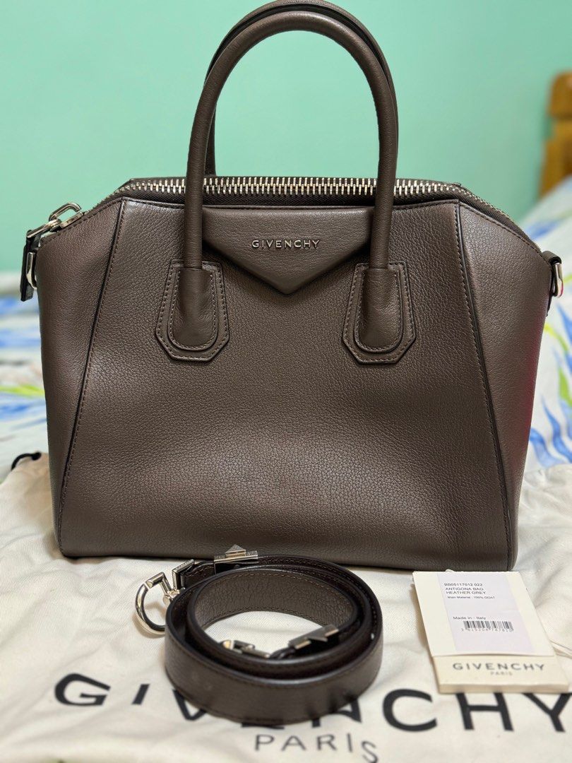 Givency Antigona Heather Grey Luxury Bags Wallets on Carousell