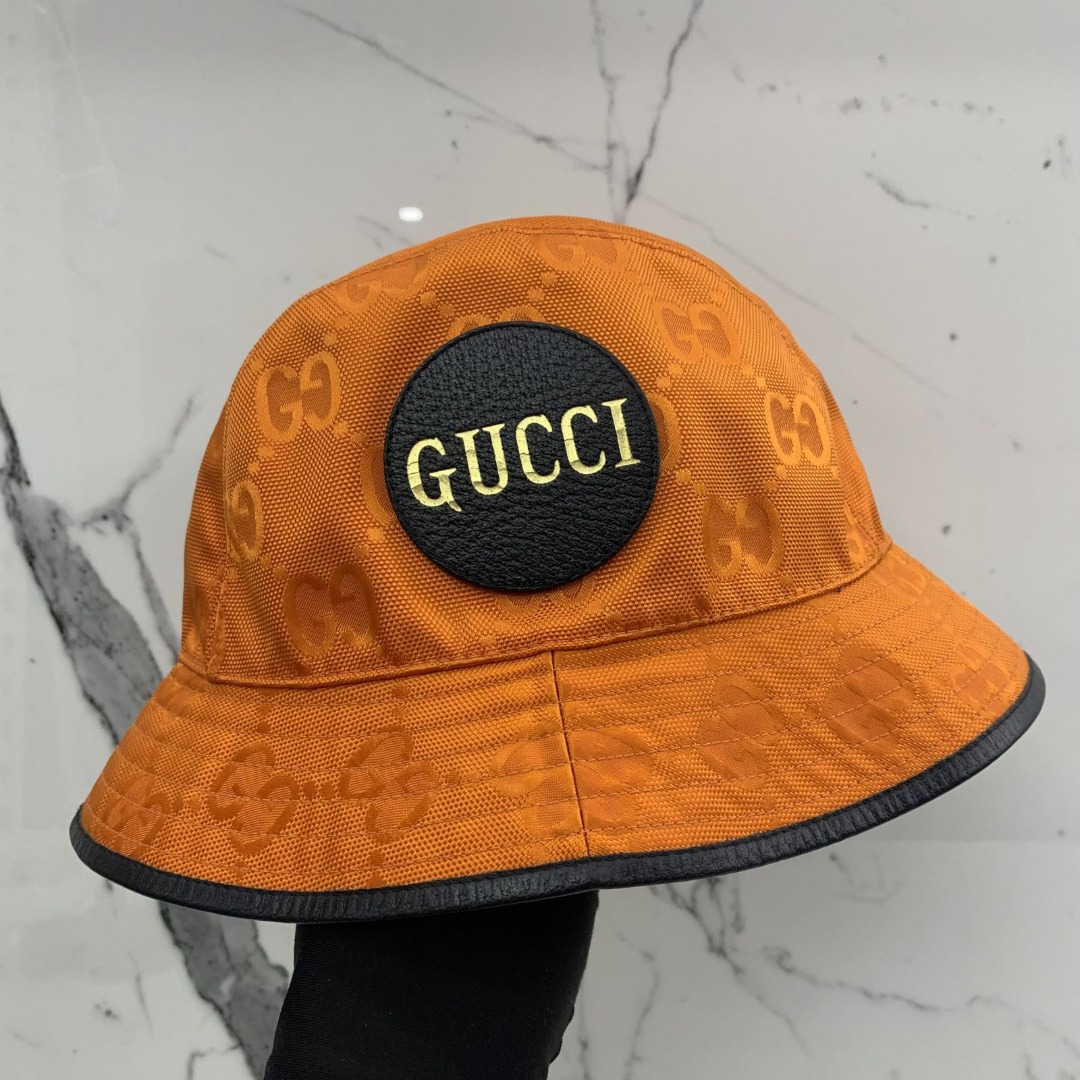 GUCCI ORANGE BUCKET HAT 247020342 HM Men s Fashion Watches Accessories Caps Hats on Carousell
