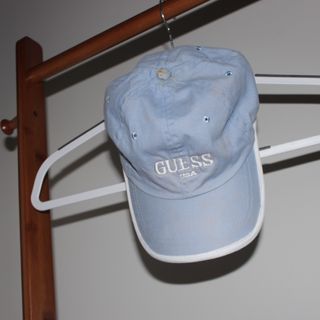 Guess Light Blue Embroidered Cap