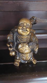 Vintage Bronze Happy Buddha