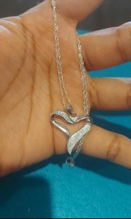 Heart 925 silver necklace