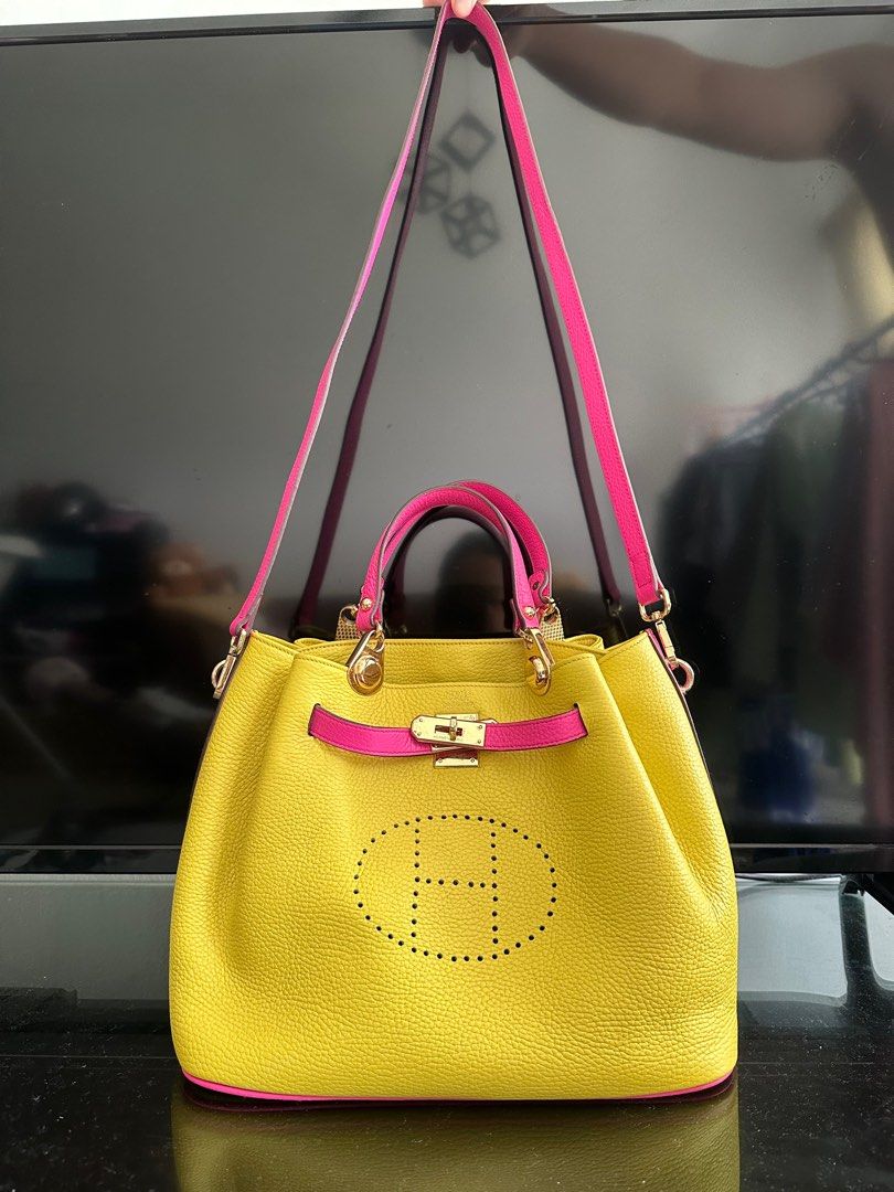 Hermes bucket 2 way bag