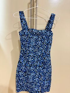 H&M Blue Floral Dress