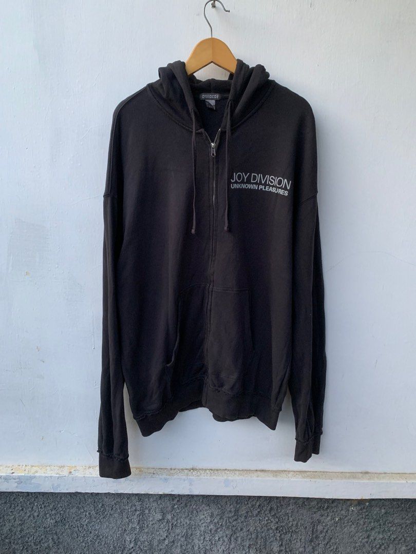 Hoodie H M x Joy Division Fesyen Pria Pakaian Baju Luaran di Carousell