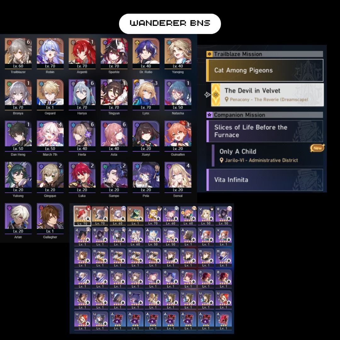 HSR HONKAI STAR RAIL ACC ACCOUNT FOR SALE, Video Gaming, Video Game ...