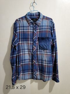 initial long sleeve flannel (unisex)
