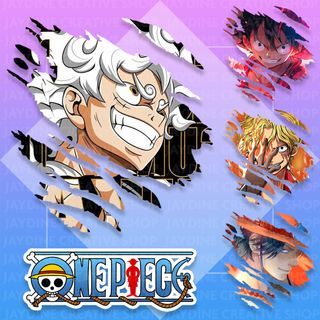 Jaydine Creative : One Piece - Anime (Scratch Sticker)