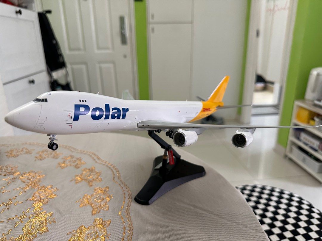 Jc Wings 1/200 Polar DHL B747-800F, 興趣及遊戲, 收藏品及紀念品