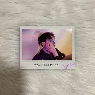 Jungkook Memo of 2021 Bluray Postcard