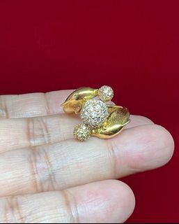 K18 Japan Gold Diamond Ring