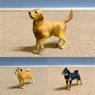Kaiyodo Golden Retriever & Shiba Inu Dog Mini Figures 4.2-4.5cm - Php 100 each